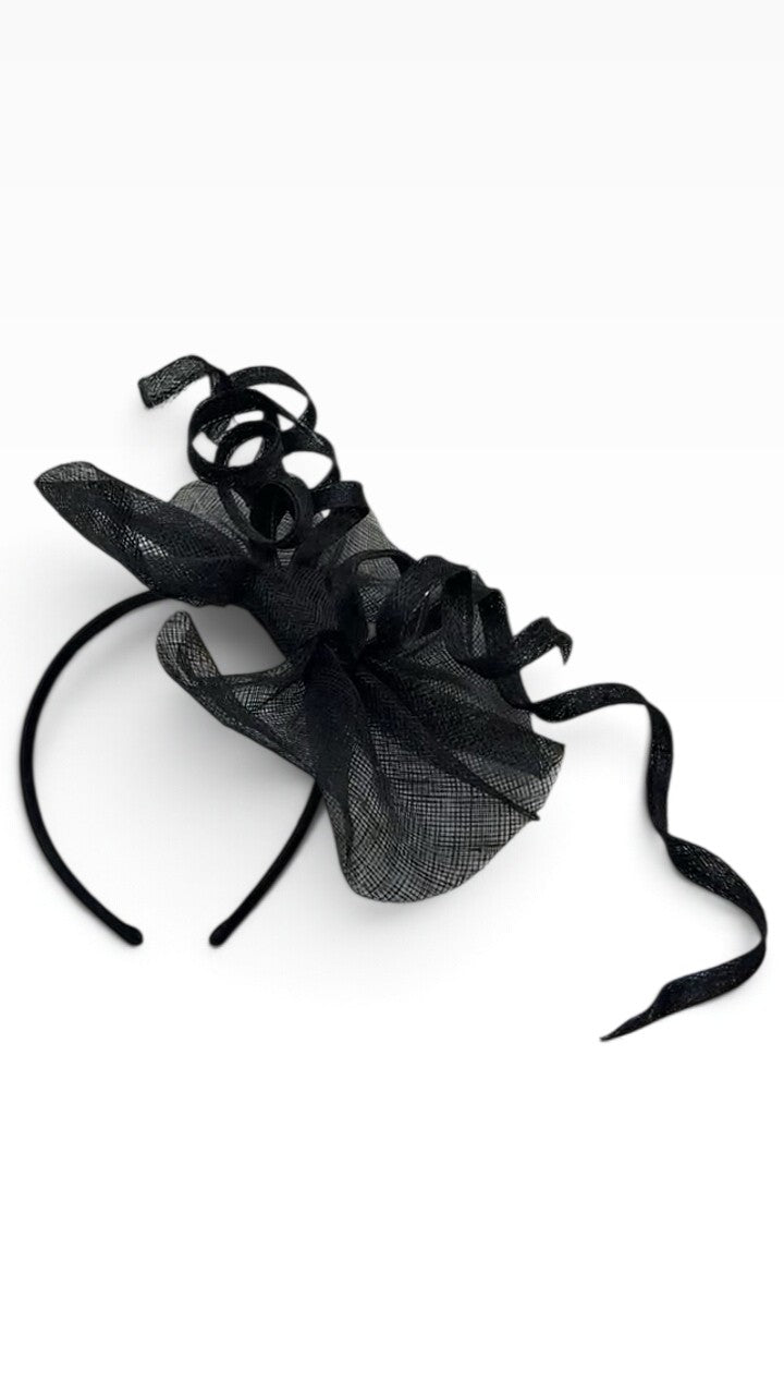 No Brand Black Fascinator O/S