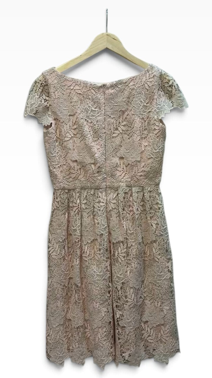 Moss & Spy Pink Lace Dress 10 – preloved at STYLE/colab (photo 2 of 3)