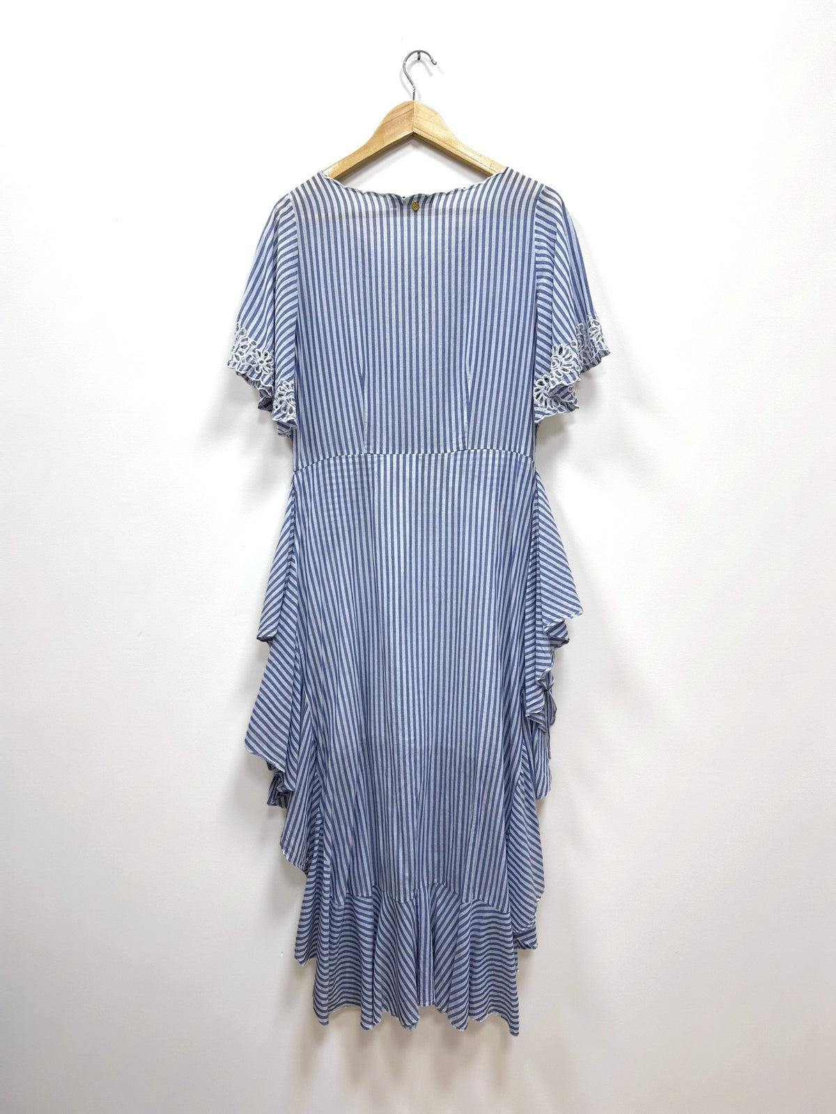 Antik Batik Blue Stripe Dress XS