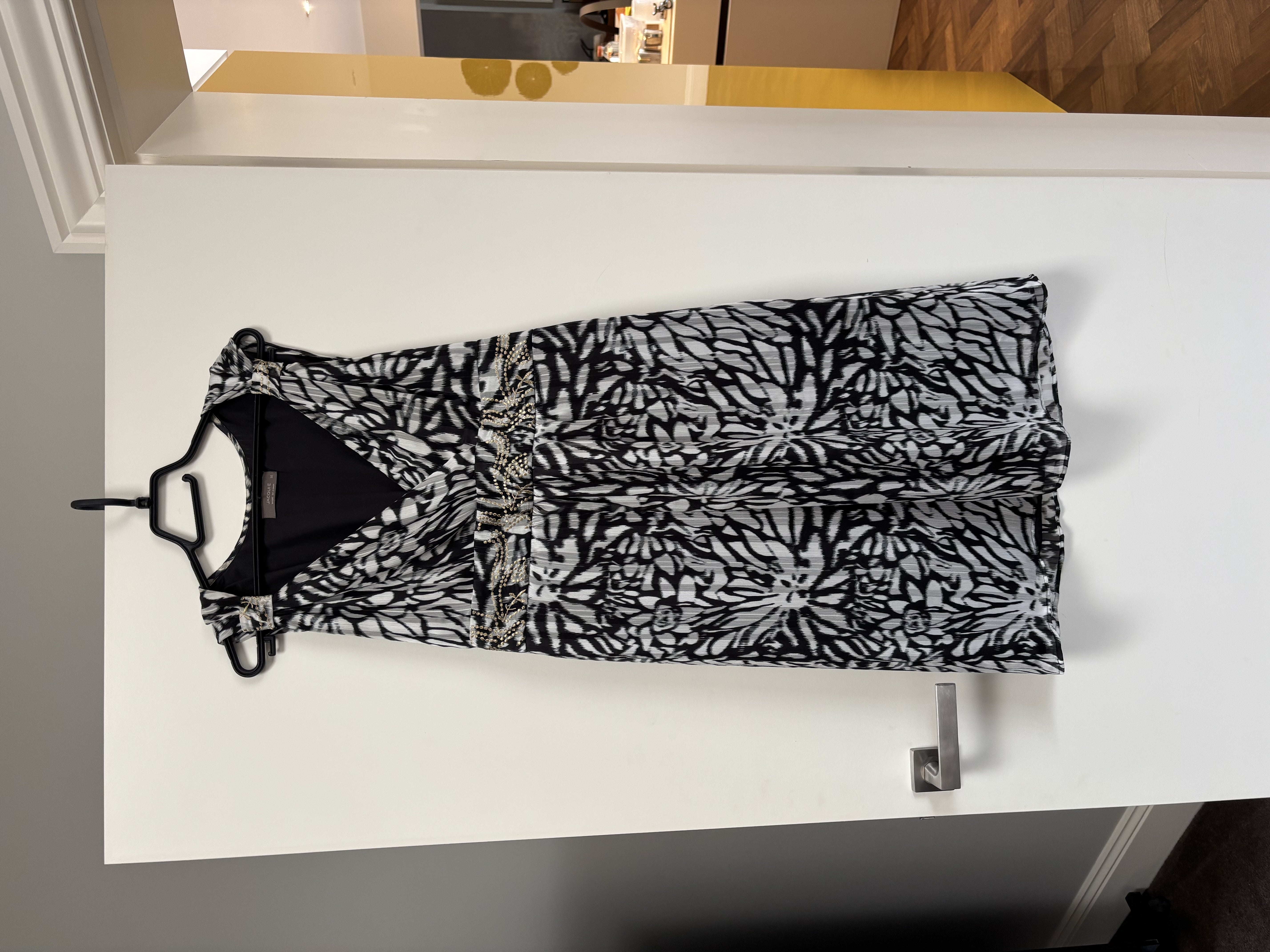 Jacqui E Black Dress 14