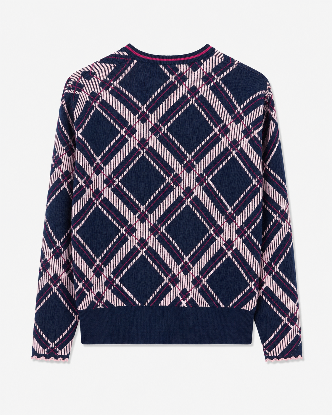 Kenzo Blue Wool Jumper back