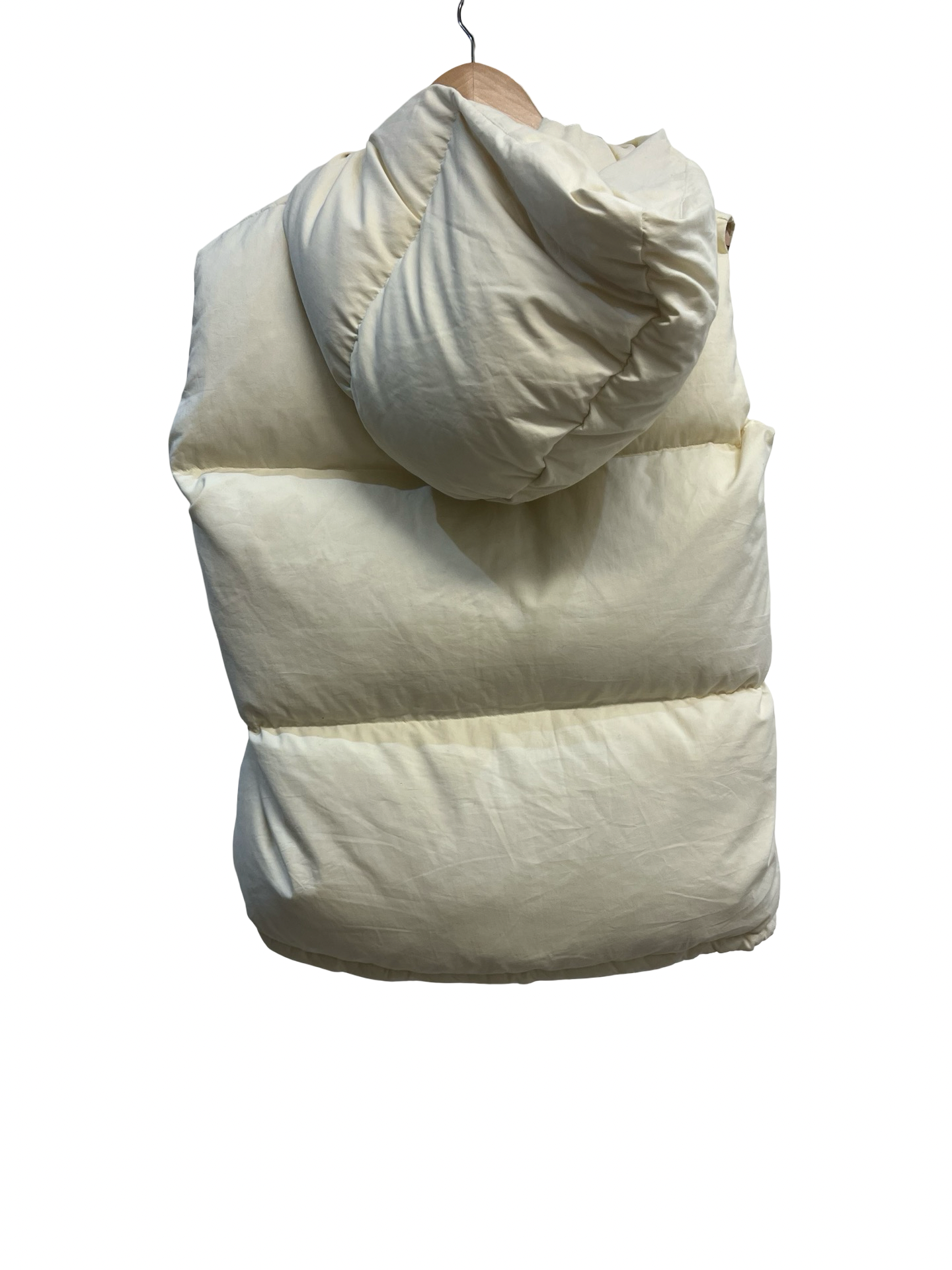 Moncler Cream Puffer Vest As Is