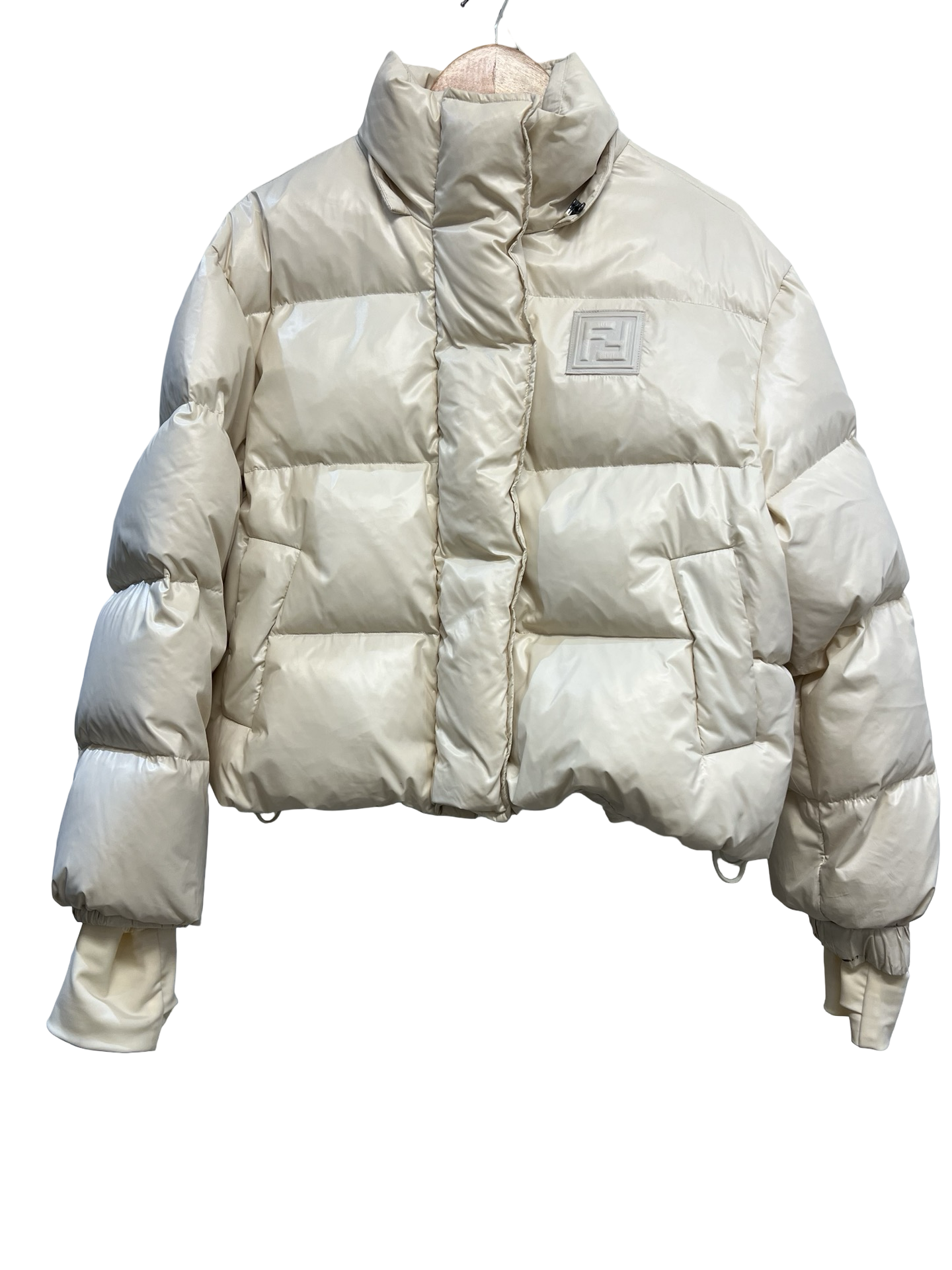 Fendi Cream Puffer Jacket S
