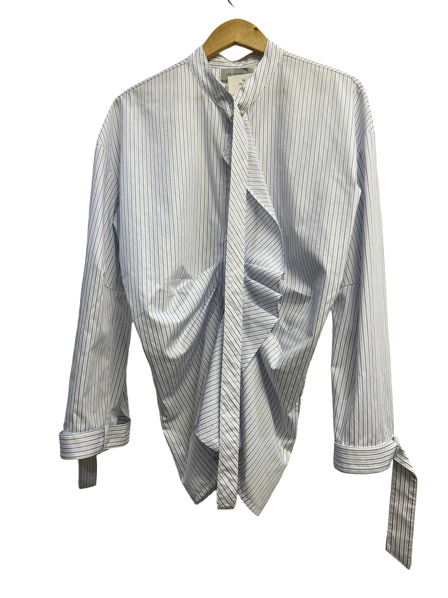 Lee Mathews Blu/Wte Stripe Shirt 4
