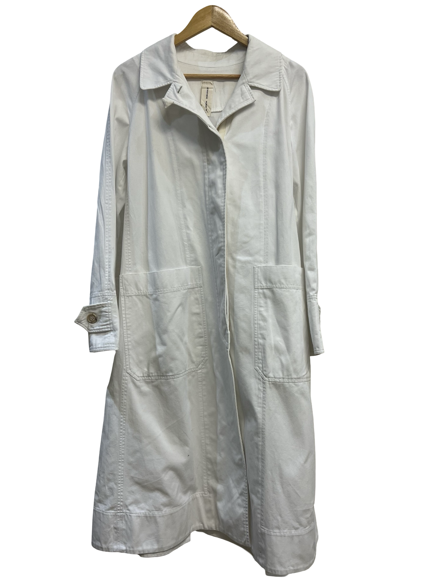 Lee Mathews White Trench S/M