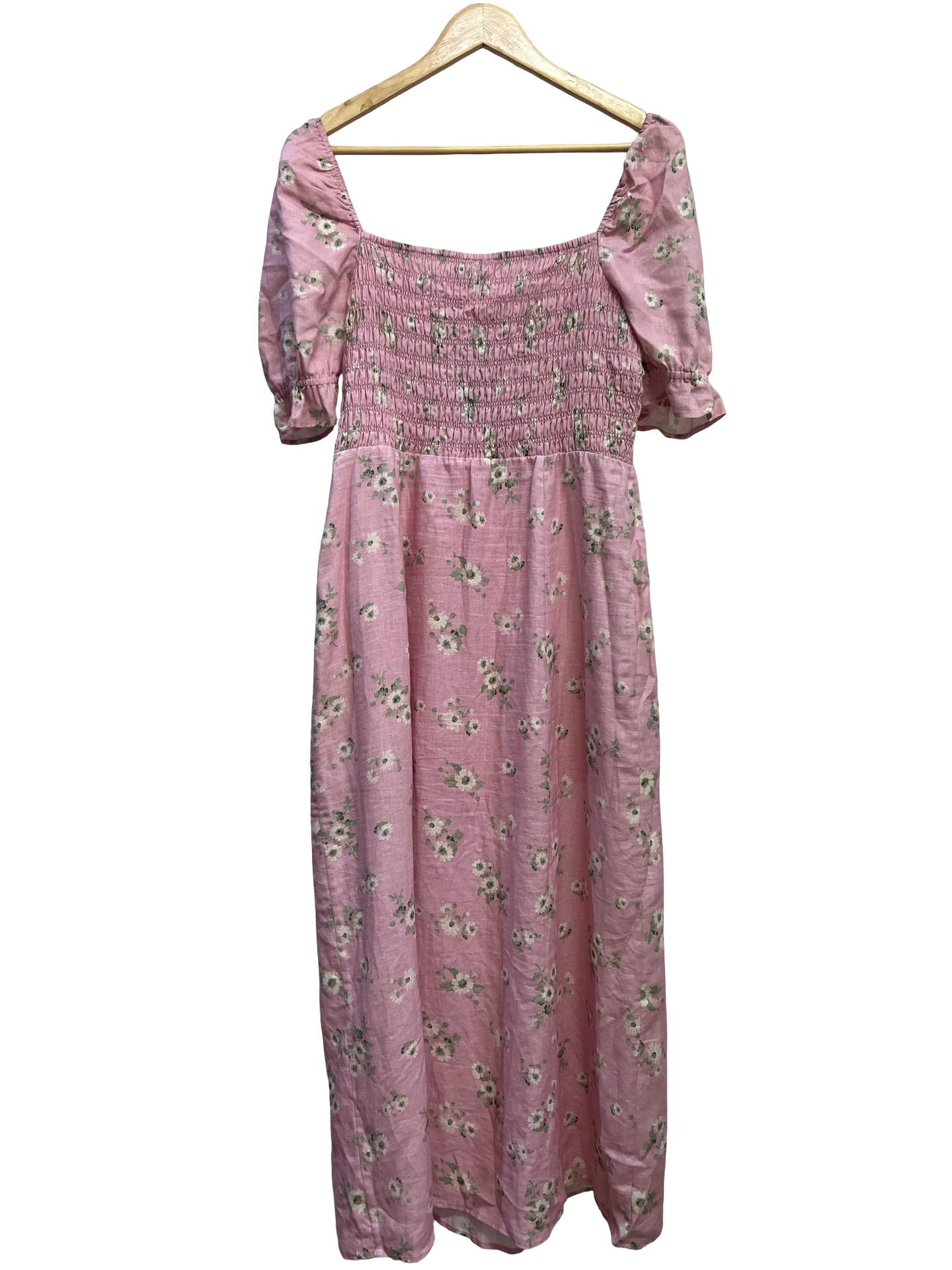 & Other Stories Pink Floral Dress 42