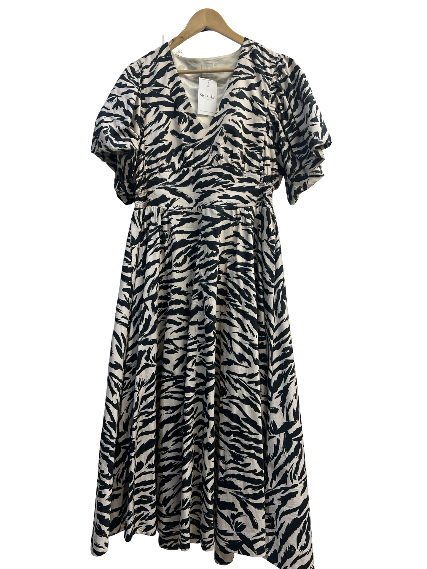 Husk Blk/Brn Zebra Dress 14