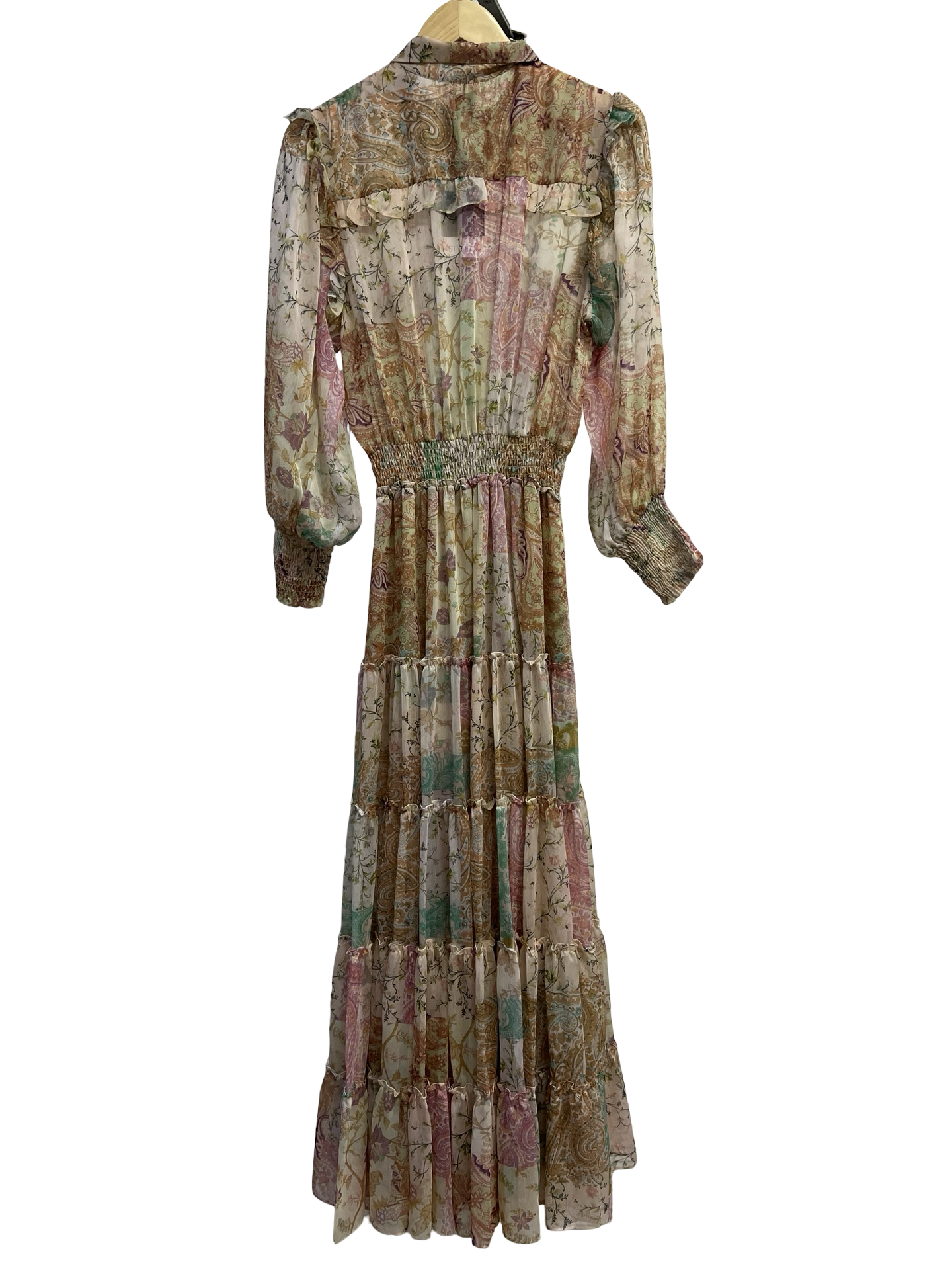 Misa Los Angeles Mulit Clr Dress L(14)