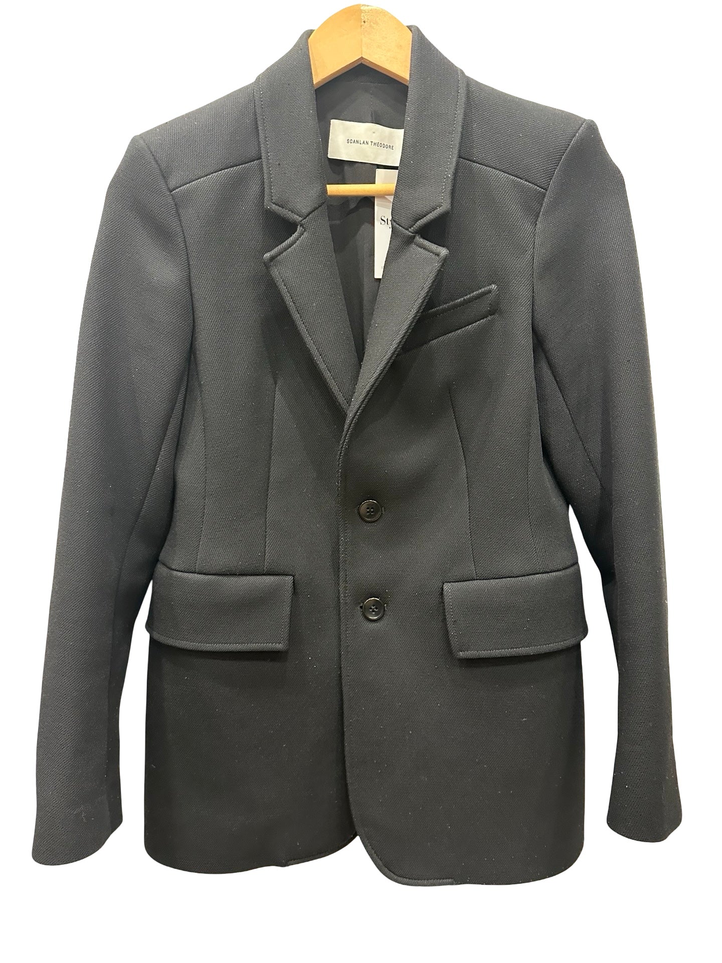 Scanlan Theodore Black Wool Blazer 10