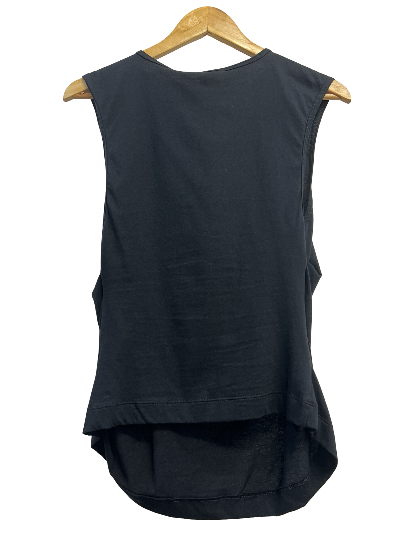 Lee Matthews Black High Neck Top L NWT