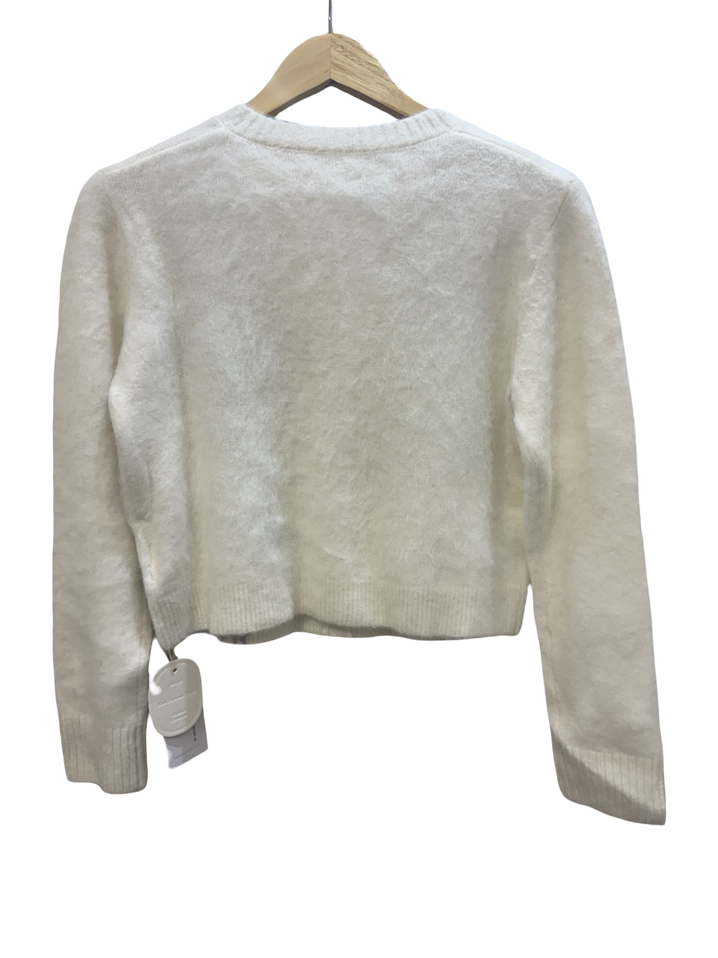 La Mode Classique White Cardigan S