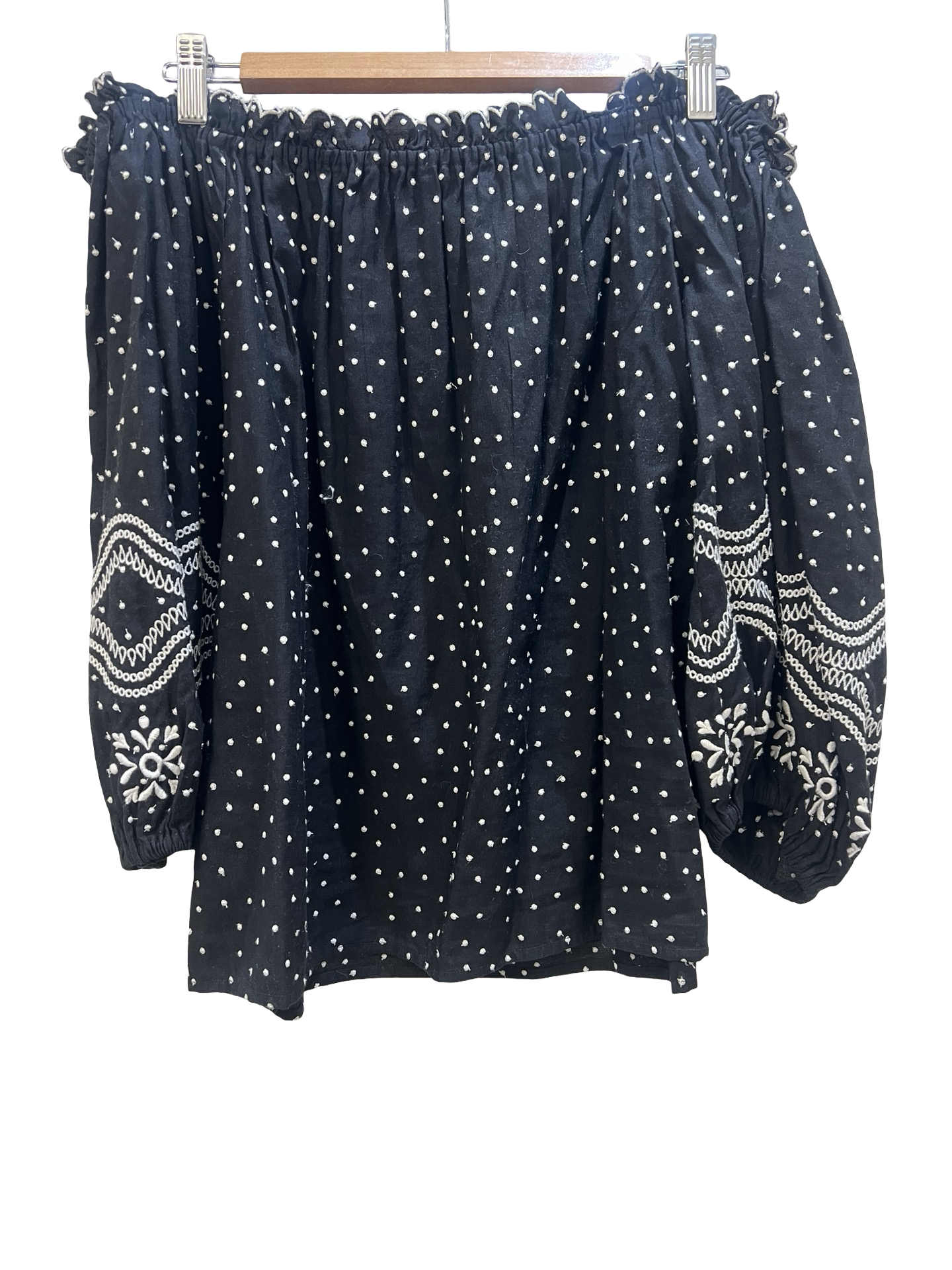 Sezane Black Strapless Top 42