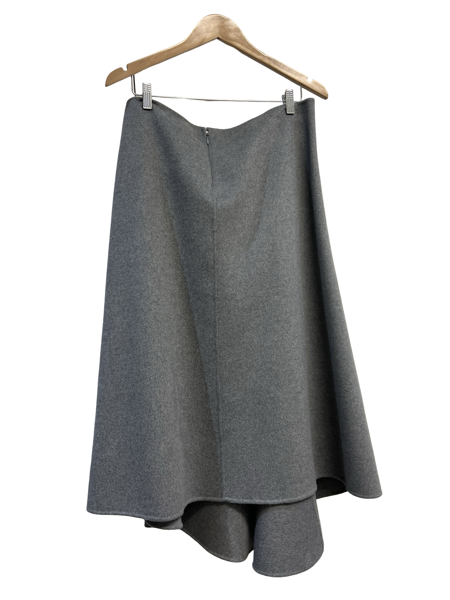 Lee Mathews Grey Wool Skirt 4 NWT