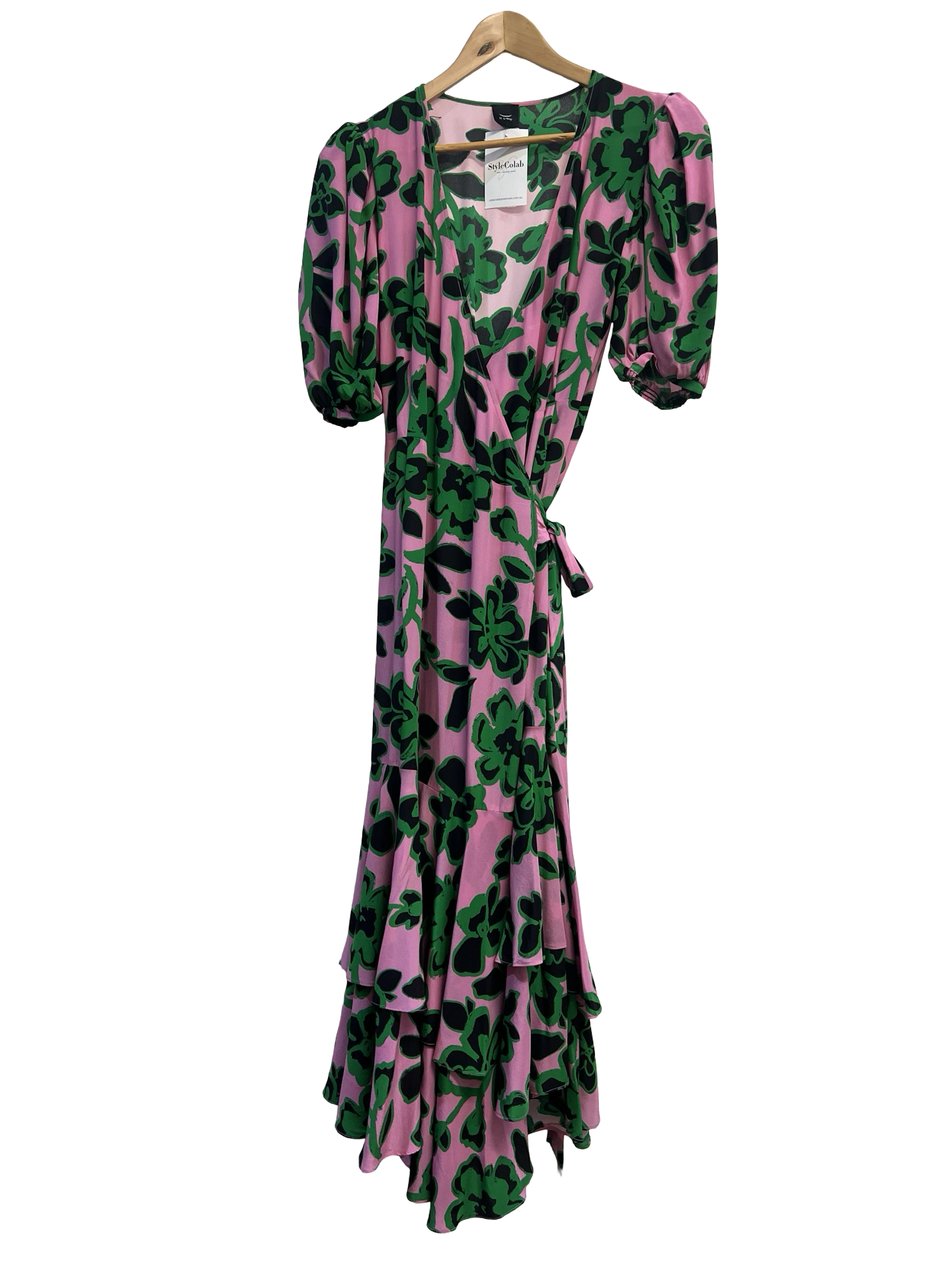 Husk Green/Pink Dress 14