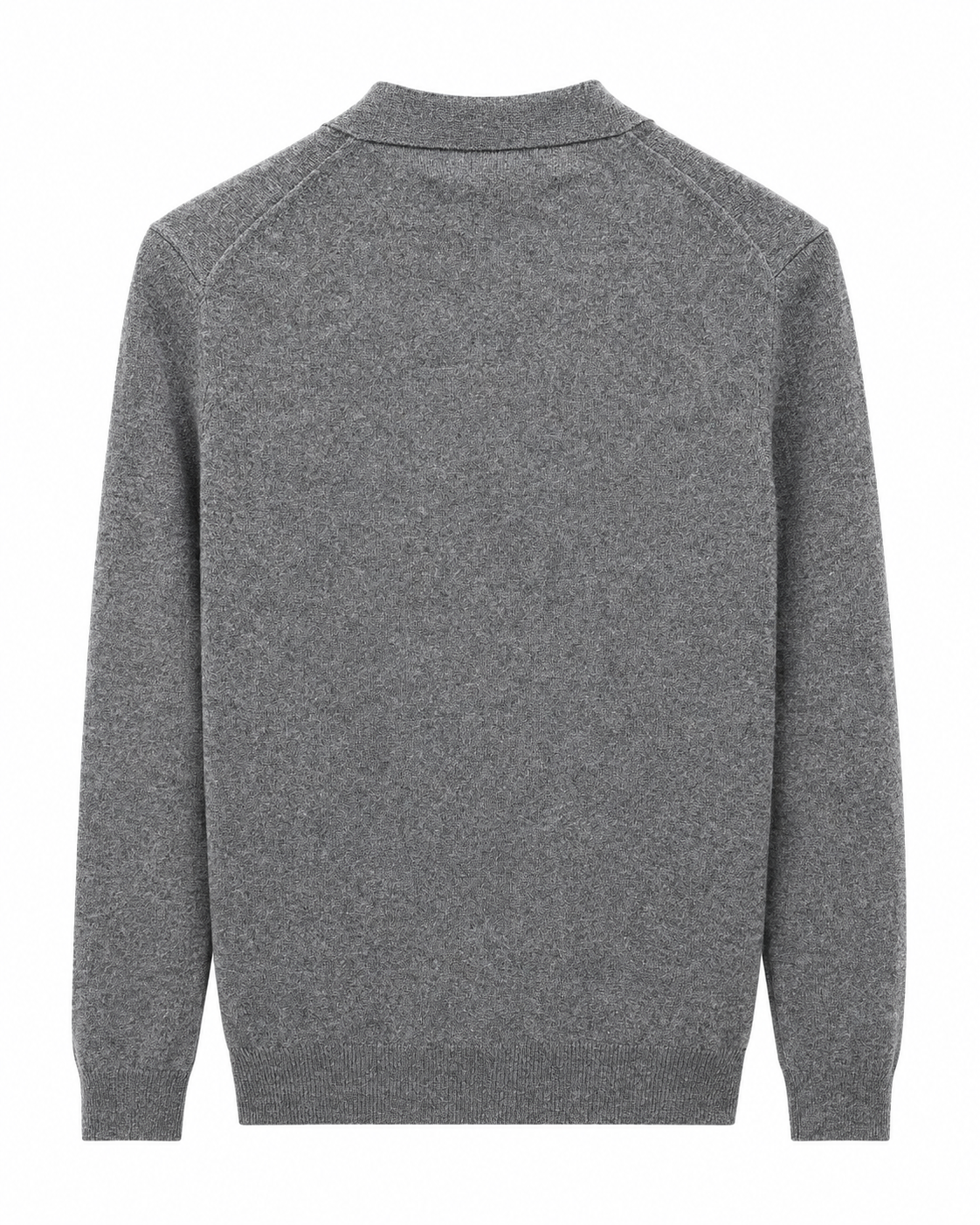 Play Comme des Garcons Grey Wool Cardigan back