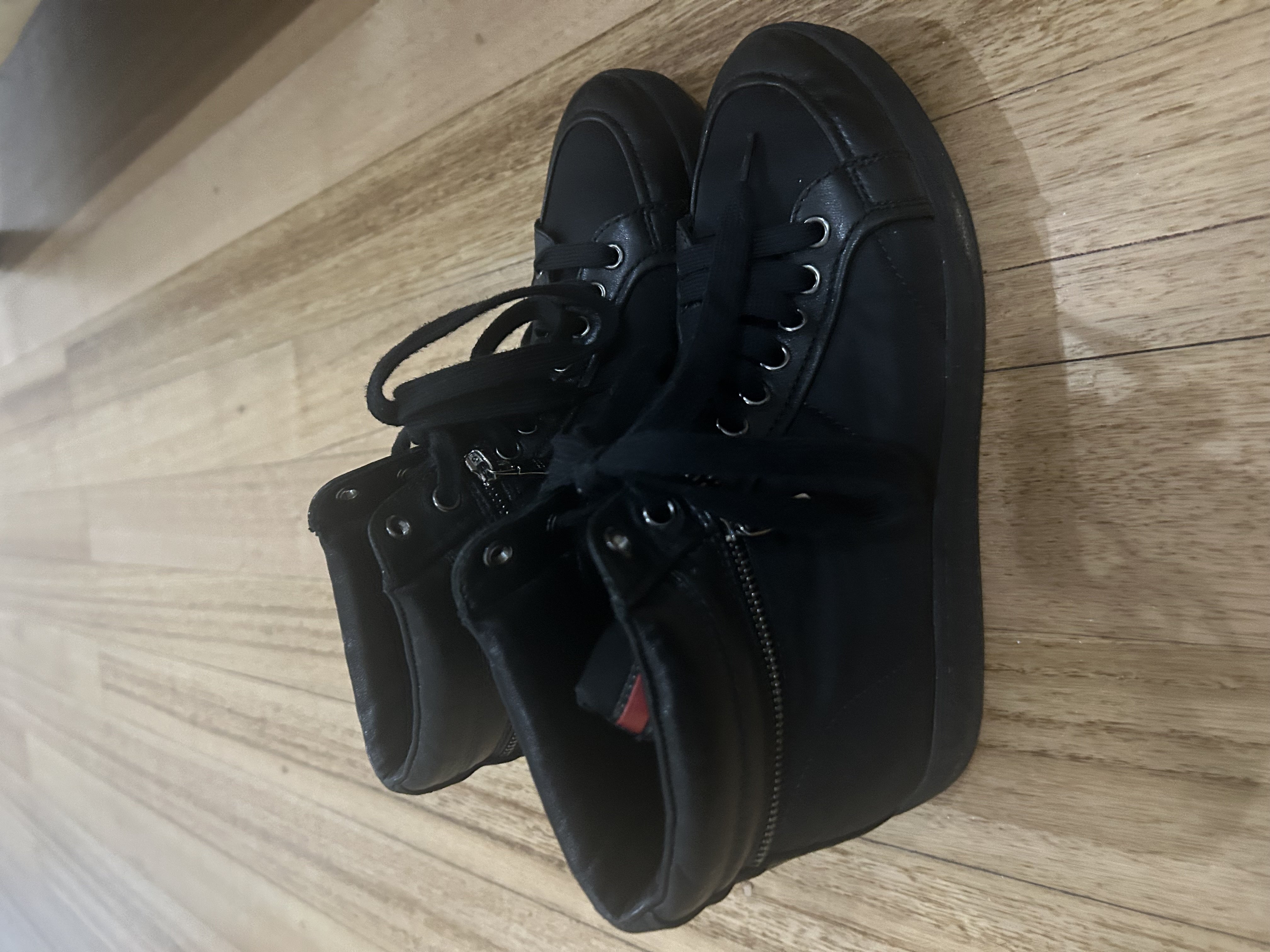 Prada Black High-Top Runners 37
