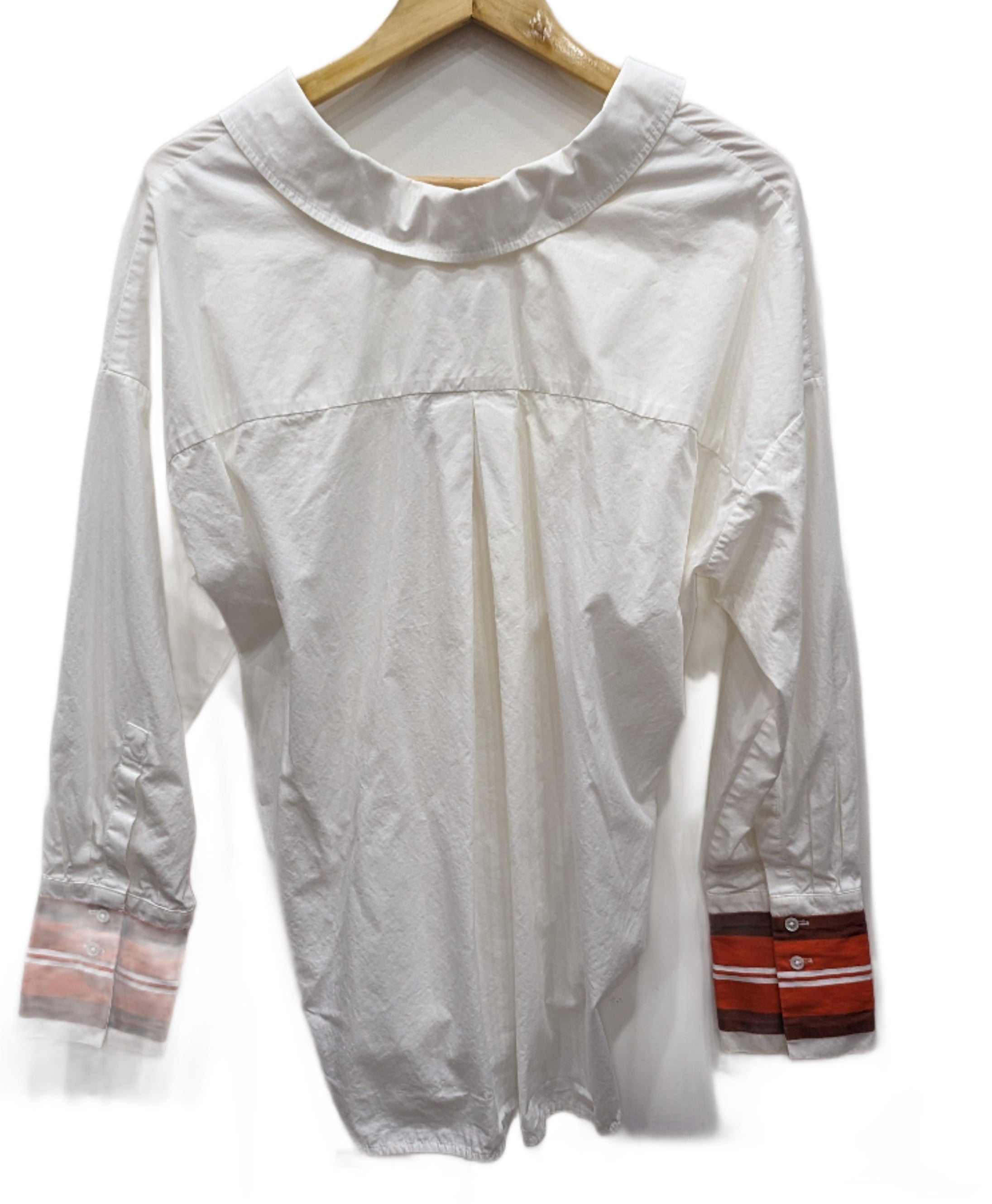 Scanlan Theodore White Lace Up Shirt