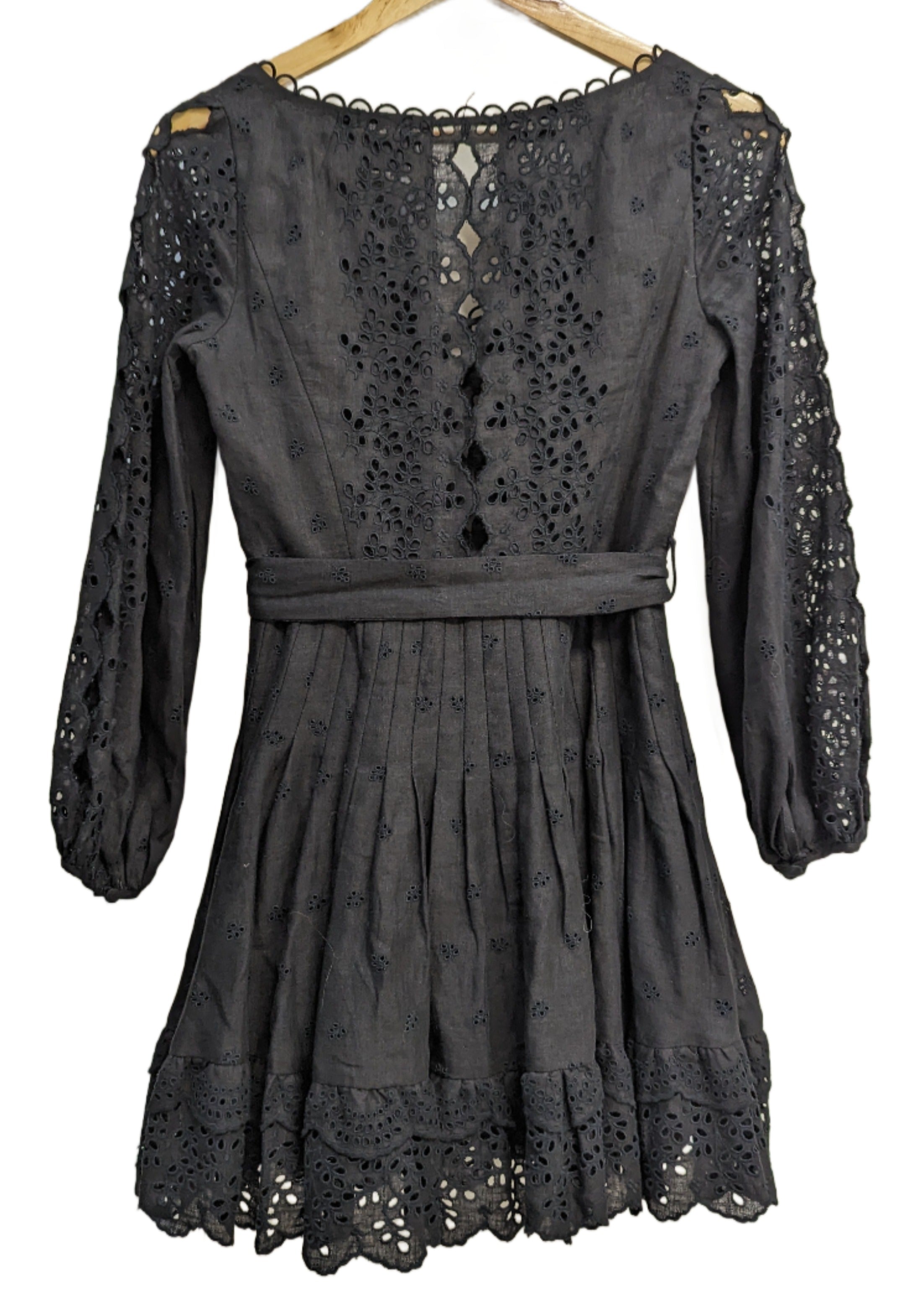 Zimmermann Black Lace Dress
